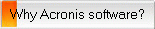 Advantages of Acronis software