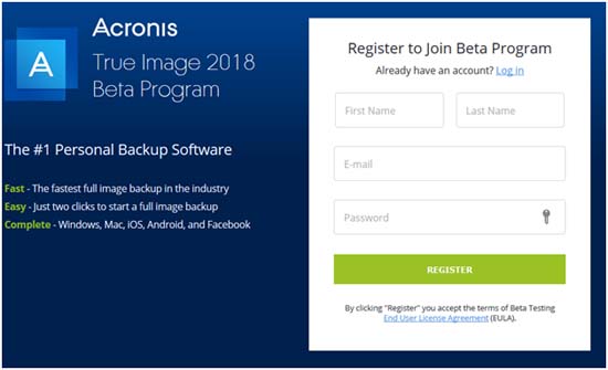 Acronis True Image 2018