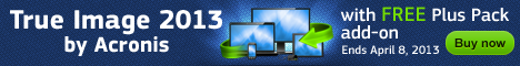 $30 off acronis true image with free plus pack