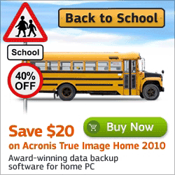 Acronis True Image Home 2010 Promo Offer buy just for $29.99