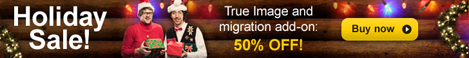 50% off Christmas Offer Acronis True Image 2013