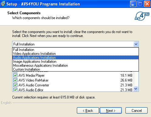 AVS4YOU unlimited subscription installation