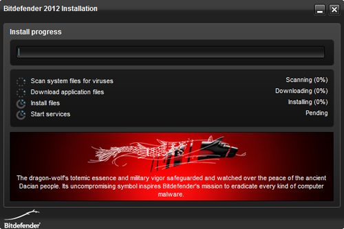 bitdefender 2012 installation
