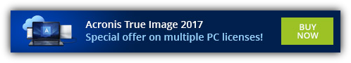 40% Off Acronis True Image 2017 Coupon Codes