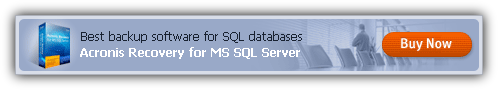 Acronis Recovery for MS SQL Server Coupon Code 5% Off