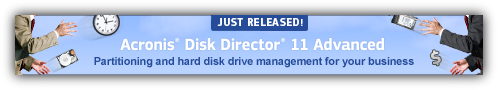 Acronis Disk Director 11 Advanced Workstation