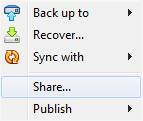 file or folder sharing