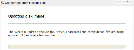 updating disk image
