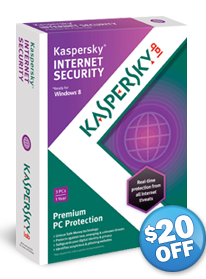 Kaspersky Internet Security 2013 Promo Code $30 Off