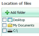 backup location