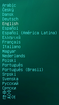language choose