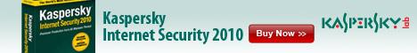 BUY NOW Kaspersky Internet Security 2010 with 40% Coupon and get FREE upgrade to Kaspersky 2011