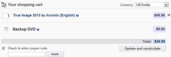 Acronis coupon code